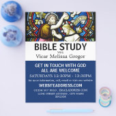 Prospectus 21,6 Cm X 24,94 Cm Baptême de Jésus, Écriture chrétienne advert (Simple)