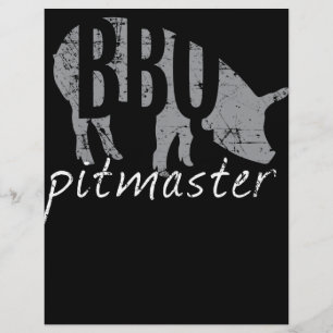 Prospectus 21,6 Cm X 24,94 Cm BBQ   BBQ Pitmaster Pig Grill Fars Day