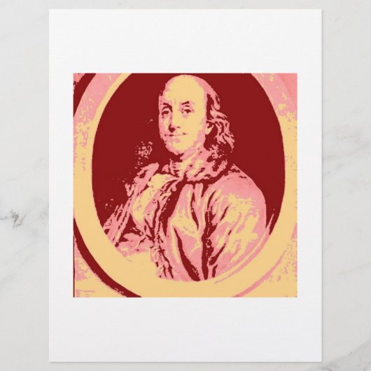 Prospectus 21,6 Cm X 24,94 Cm Benjamin Franklin (Devant)