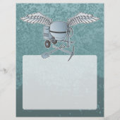 Prospectus 21,6 Cm X 24,94 Cm Béton bleu-gris (Dos)