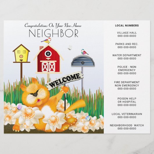 Prospectus 21,6 Cm X 24,94 Cm Bienvenue Dans Le Quartier | Nouveau (Devant)