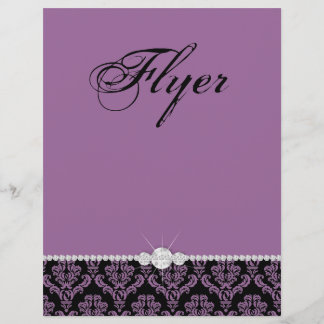Prospectus 21,6 Cm X 24,94 Cm Bijoux Circulaire Salon de cheveux Damask Classy M
