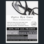 Prospectus 21,6 Cm X 24,94 Cm Black Frames, Optician, Technical Practitioner<br><div class="desc">Black Frames,  Optician,  Technical Practitioner Advertising Flyers By The Business Card Store.</div>