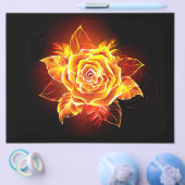 Prospectus 21,6 Cm X 24,94 Cm Blooming Fire Rose (Simple)