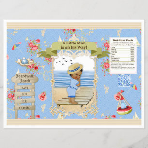 Prospectus 21,6 Cm X 24,94 Cm Boardwalk Victoriana Beach Summer Chip Sac