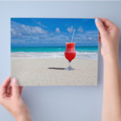 Prospectus 21,6 Cm X 24,94 Cm Boire Sur Les Fils De Plage (main)