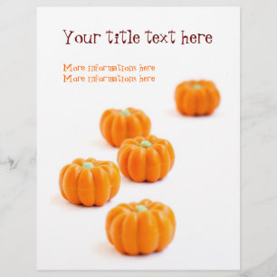Prospectus 21,6 Cm X 24,94 Cm Bonbons citrouilles d'Halloween