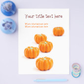 Prospectus 21,6 Cm X 24,94 Cm Bonbons citrouilles d'Halloween (Simple)