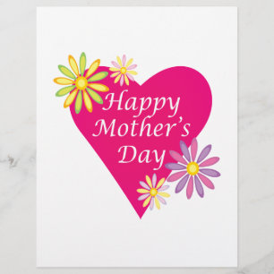 Prospectus 21,6 Cm X 24,94 Cm Bonne fête des mères