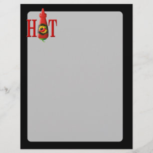 Prospectus 21,6 Cm X 24,94 Cm Bouteille de sauce chaude