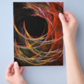 Prospectus 21,6 Cm X 24,94 Cm Breaking the Circle Abstrait Art Flyer (main)