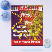 Prospectus 21,6 Cm X 24,94 Cm Broche N Rouleau Flyer 80s Jam (Simple)