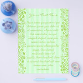 Prospectus 21,6 Cm X 24,94 Cm Brochure Bleu Vert (Simple)