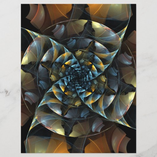 Prospectus 21,6 Cm X 24,94 Cm Brochure d'art Abstrait (Devant)