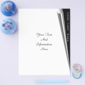 Prospectus 21,6 Cm X 24,94 Cm Brochure de page (Simple)