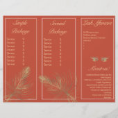 Prospectus 21,6 Cm X 24,94 Cm Brochure de session Eyelash Services moderne (Devant)