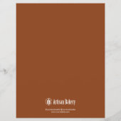 Prospectus 21,6 Cm X 24,94 Cm Brochure minimaliste (Dos)