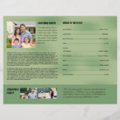 Prospectus 21,6 Cm X 24,94 Cm Brochure Modèle funéraire (Dos)