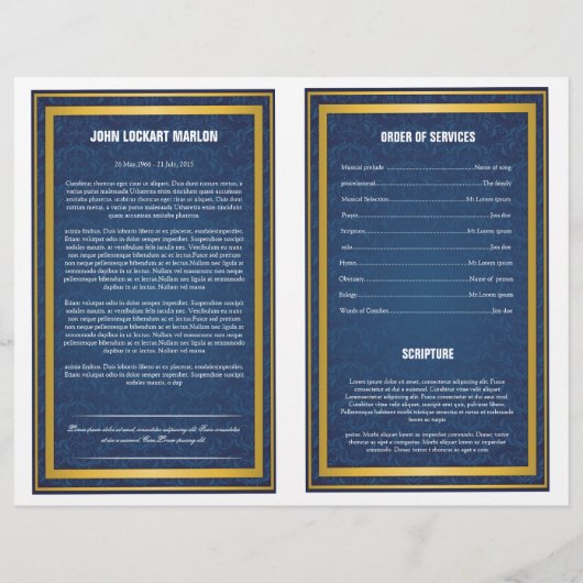 Prospectus 21,6 Cm X 24,94 Cm Brochure Modèle funéraire (Dos)