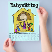 Prospectus 21,6 Cm X 24,94 Cm Brochure pour bébé (main)