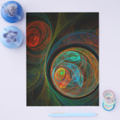 Prospectus 21,6 Cm X 24,94 Cm Brochure sur l'art Abstrait de renaissance (Simple)