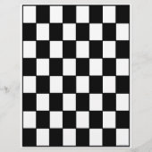 Prospectus 21,6 Cm X 24,94 Cm Bulk B&W Checkerboard Scrapbook Pages (Dos)