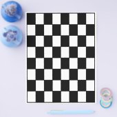 Prospectus 21,6 Cm X 24,94 Cm Bulk B&W Checkerboard Scrapbook Pages (Simple)