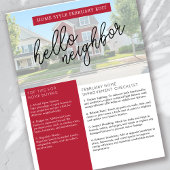 Prospectus 21,6 Cm X 24,94 Cm Bulletin de février immobilier