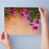 Prospectus 21,6 Cm X 24,94 Cm Cadre de fleurs (main)