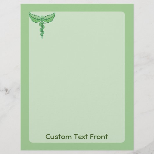 Prospectus 21,6 Cm X 24,94 Cm Caduceus avec prospectus Feuille (Devant)