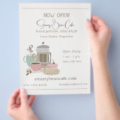 Prospectus 21,6 Cm X 24,94 Cm Café Boulangerie Café Quirky Retro Aquarelle (main)