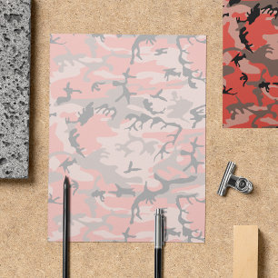 Prospectus 21,6 Cm X 24,94 Cm Camo rouge et marron, Camouflage, Militaire, Armée