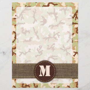 Prospectus 21,6 Cm X 24,94 Cm Camouflage du désert