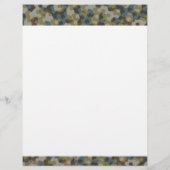 Prospectus 21,6 Cm X 24,94 Cm camouflage hexagone kaki (Dos)