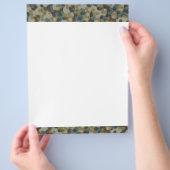 Prospectus 21,6 Cm X 24,94 Cm camouflage hexagone kaki (main)