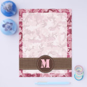 Prospectus 21,6 Cm X 24,94 Cm Camouflage rose (Simple)