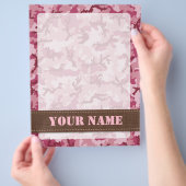 Prospectus 21,6 Cm X 24,94 Cm Camouflage rose (main)