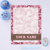 Prospectus 21,6 Cm X 24,94 Cm Camouflage rose (Simple)