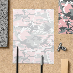 Prospectus 21,6 Cm X 24,94 Cm Camouflage rose et gris, Militaire, Armée
