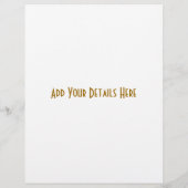 PROSPECTUS 21,6 CM X 24,94 CM CANAUX (Dos)