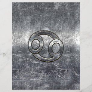 Prospectus 21,6 Cm X 24,94 Cm Cancer Zodiac Connexion de style industriel