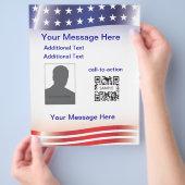 Prospectus 21,6 Cm X 24,94 Cm Candidat au Modèle de circulaire (main)