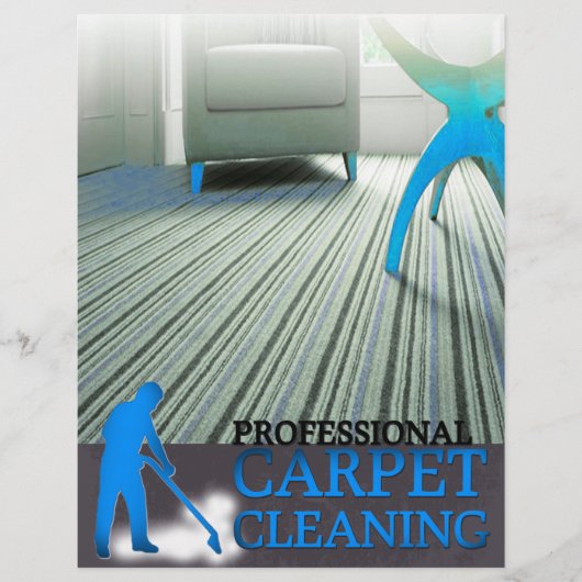 Prospectus 21,6 Cm X 24,94 Cm Carpet Cleaning Service Flyer (Devant)