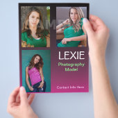 Prospectus 21,6 Cm X 24,94 Cm Cartes composites pour modèles et acteurs (main)