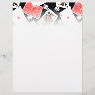 Prospectus 21,6 Cm X 24,94 Cm Cartes et dés