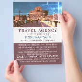 Prospectus 21,6 Cm X 24,94 Cm Castel Sant'Angelo, Rome, Italie, Agence de voyage (main)