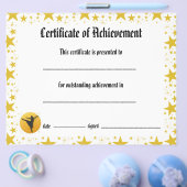 Prospectus 21,6 Cm X 24,94 Cm Certificat de Danse - Stars Arabesque (Simple)