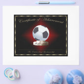 Prospectus 21,6 Cm X 24,94 Cm Certificat de réussite en football (Simple)