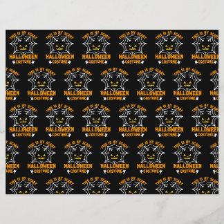Prospectus 21,6 Cm X 24,94 Cm C'est mon papier scrapbooking pour costume d'Hallo