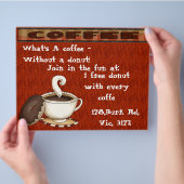 Prospectus 21,6 Cm X 24,94 Cm C'est quoi un café - Sans beigne ! (main)